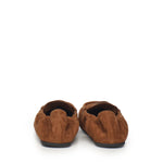 Mocassini Ruches in pelle scamosciata 5D341E 008F0316 MIU MIU 