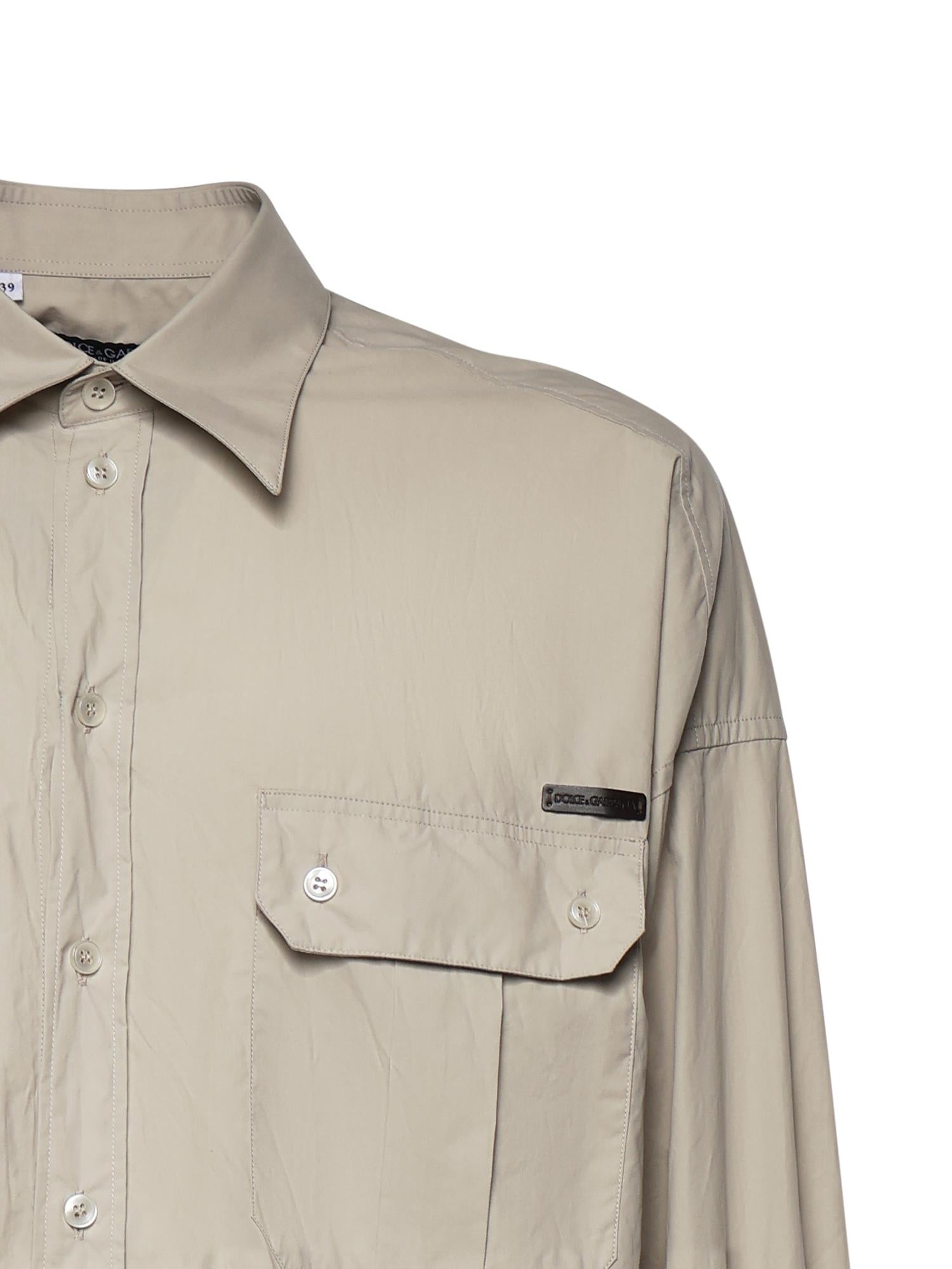 Camicia in popeline G5MD3T GI281S9000 DOLCE & GABBANA 