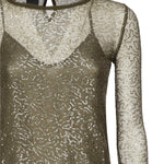 Abito midi rete paillettes 104709 A2EXX26 PINKO 
