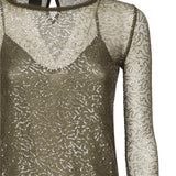 Abito midi rete paillettes 104709 A2EXX26 PINKO 