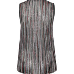 Top in misto viscosa a costine con paillettes DS26SK0S BK01H1SMSMB MISSONI 