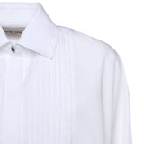 Camicia in cotone con dettaglio plissé GWP02599 P00232310359 GOLDEN GOOSE 