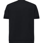 T-shirt in maglia di cotone e seta<BR/> K10919C00011 M6329742 MONCLER 