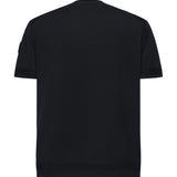 T-shirt in maglia di cotone e seta<BR/> K10919C00011 M6329742 MONCLER 