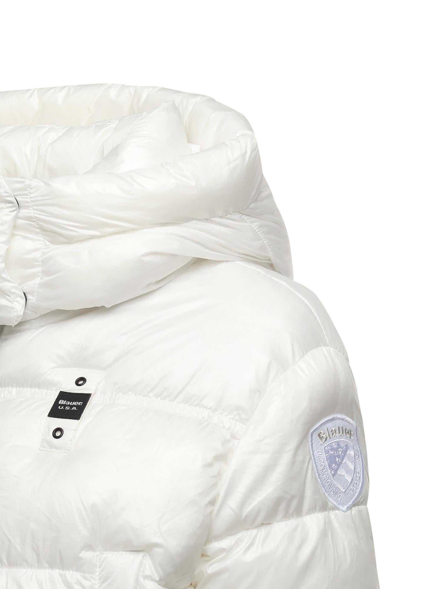 Piumino in nylon con logo 25WBLDC02170 006648100BI BLAUER 