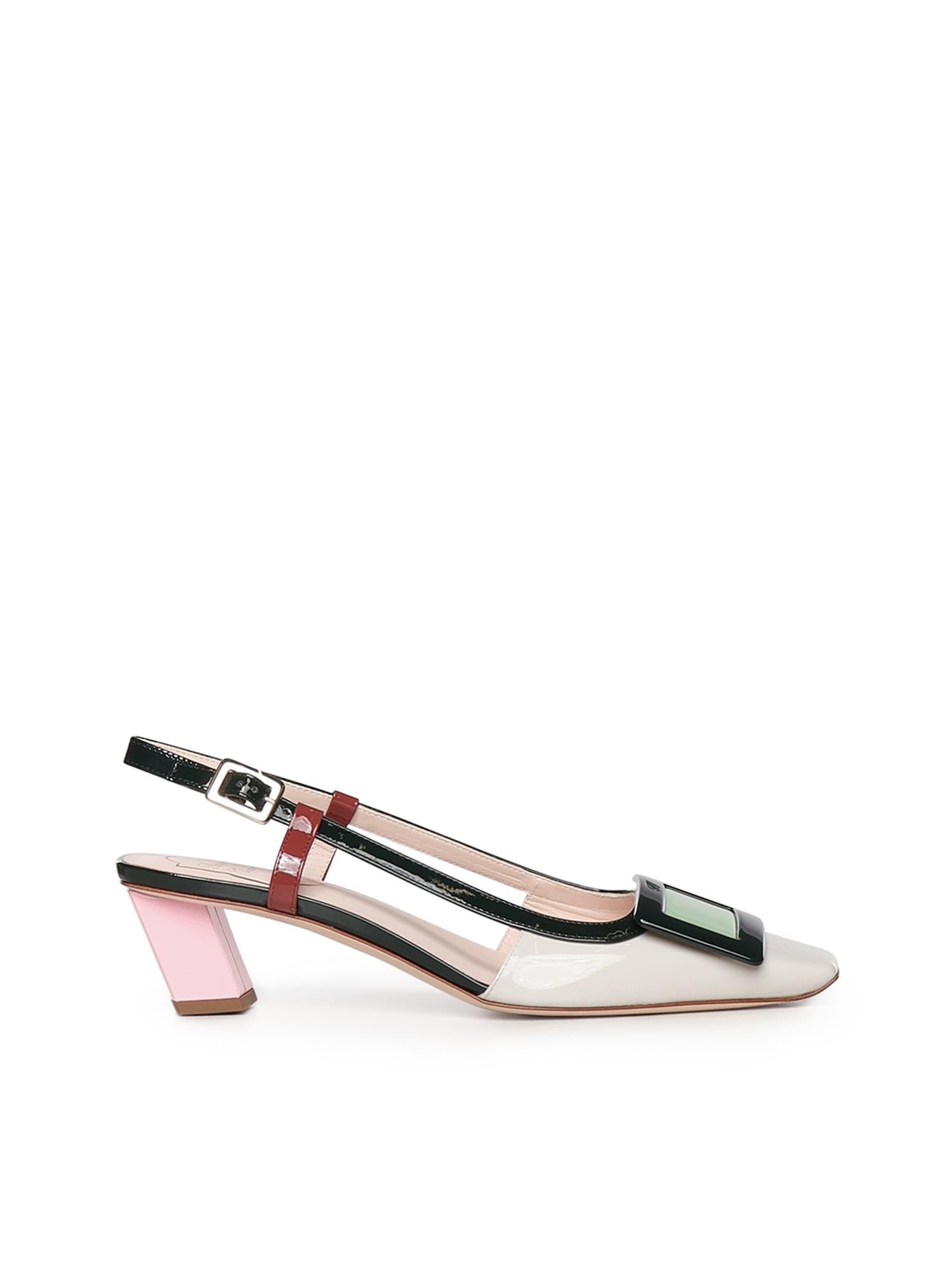 Décolletés Slingback Belle Vivier in vernice RVW00625601D1P SQ17 ROGER VIVIER 