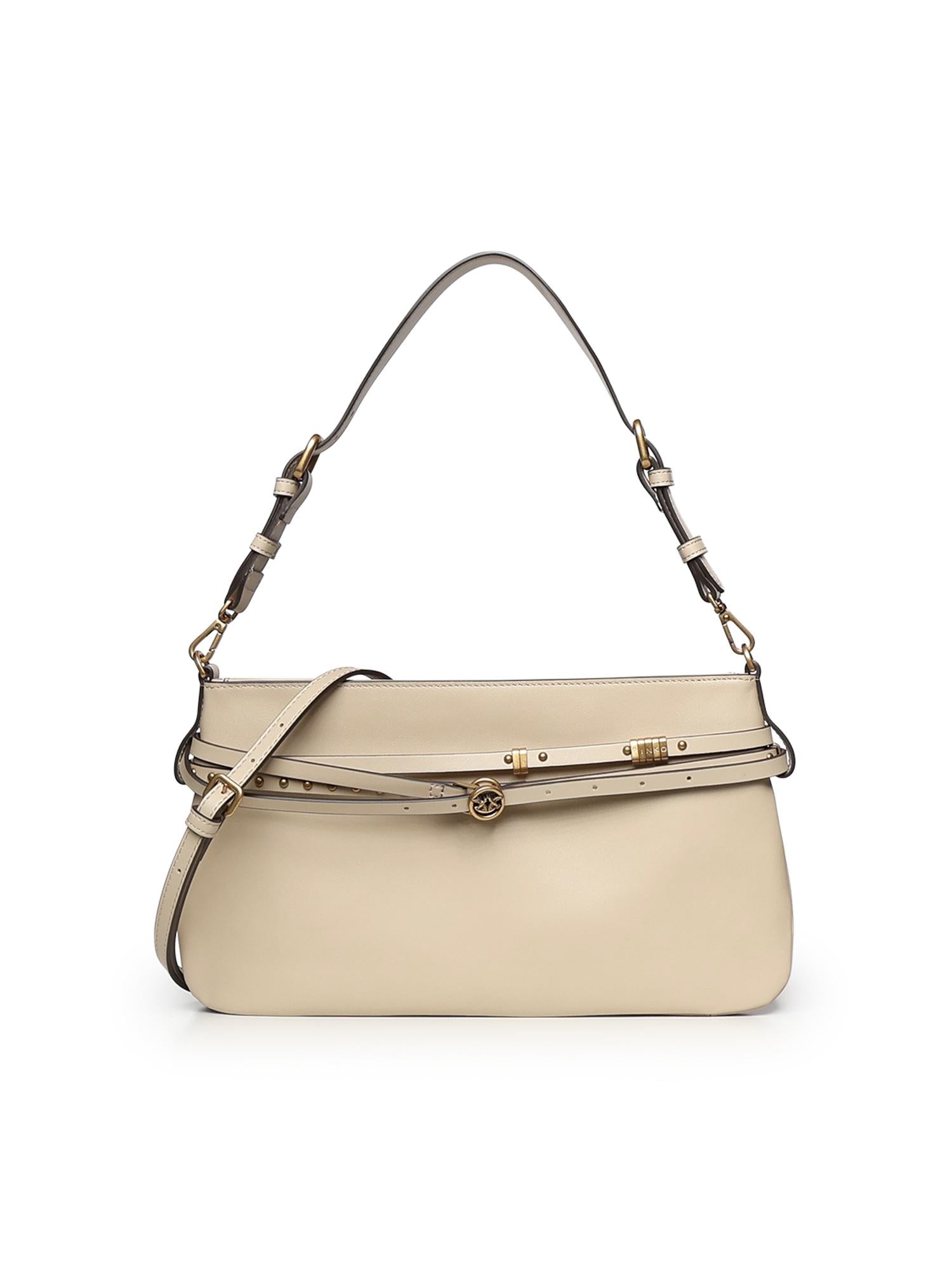 Borsa a spalla media Belt Bag in pelle 106176 A0QOC50Q PINKO 