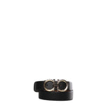 Cintura con Gancini martellato in pelle 230421 786305001 FERRAGAMO 