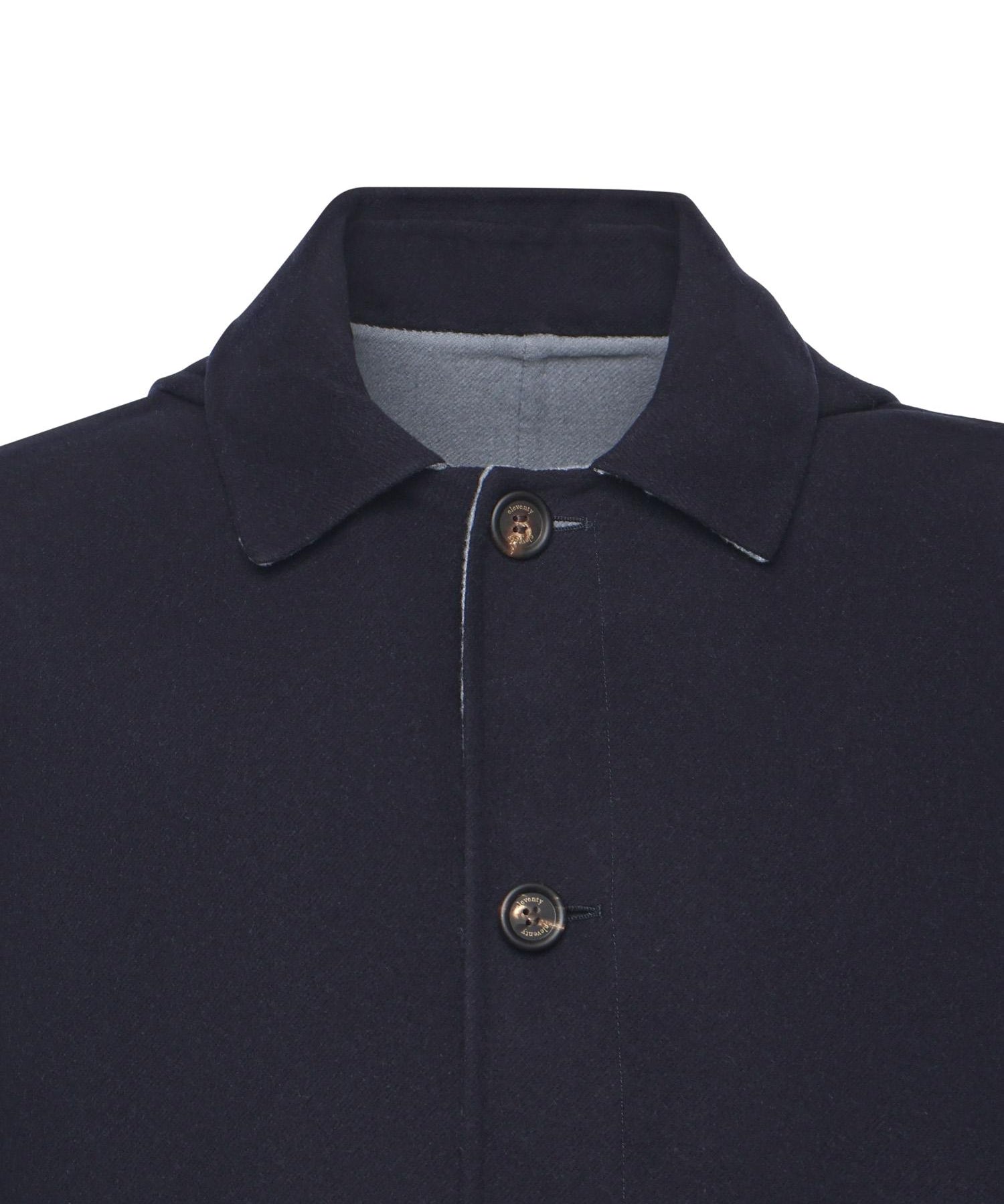 Cappotto monopetto in lana L75CAPJ02TES0H229 11-08 ELEVENTY 