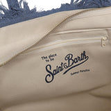Borsa Vanity in lino con logo VANI022 00262L MC2 SAINT BARTH 