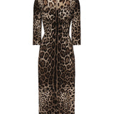 Abito bustier in stampa leo F6C1ET FSRKIHY13M DOLCE & GABBANA 
