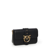 Borsa a spalla piccola Mini Love Bag Slouchy in pelle 105824 A0QOZ99Q PINKO 