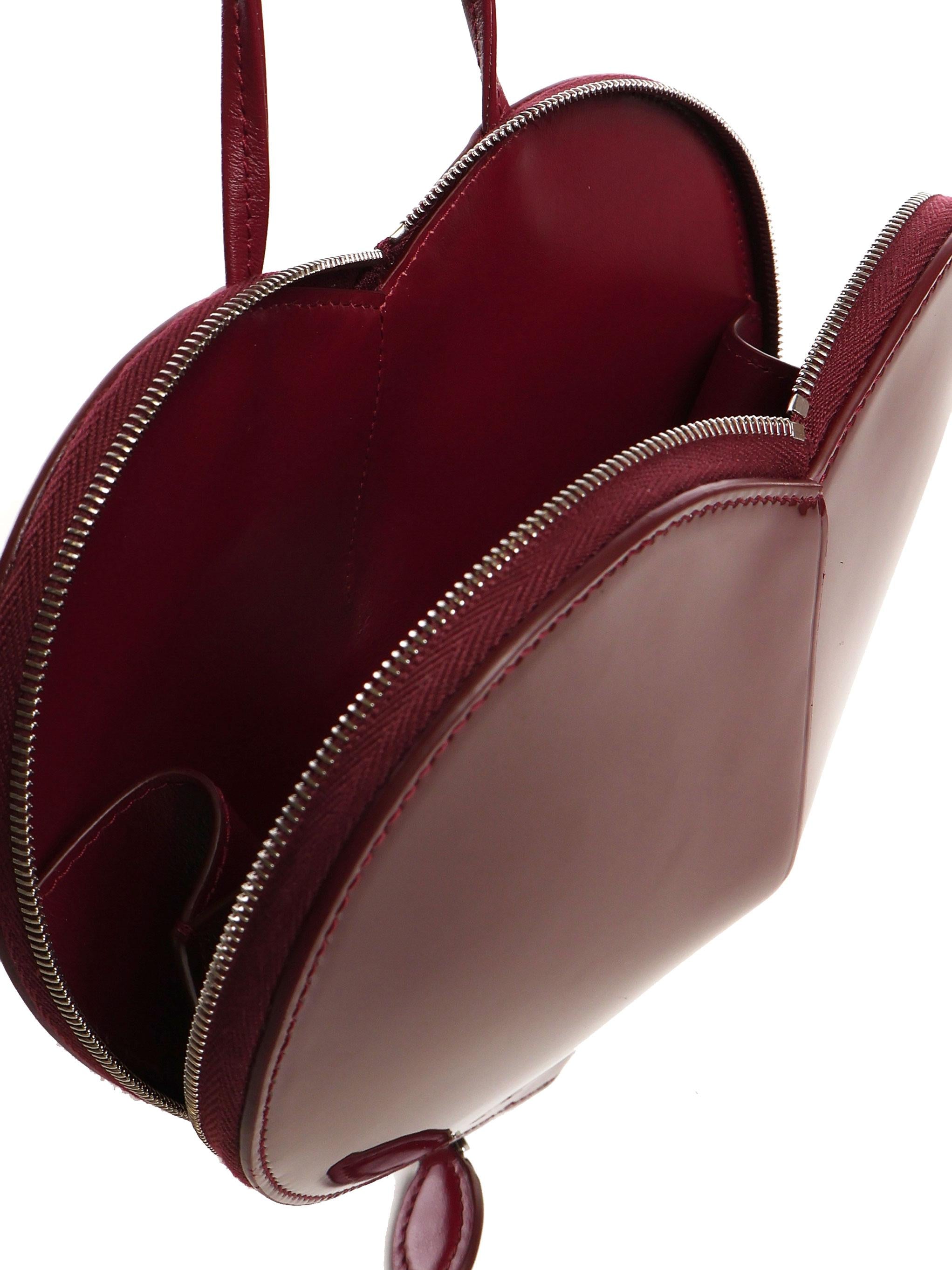 Borsa Le Cœur in pelle verniciata<BR/> AA1P003CA189 325 ALAIA 