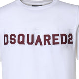 T-shirt in jersey con logo S74GD1527 D20108100 DSQUARED2 