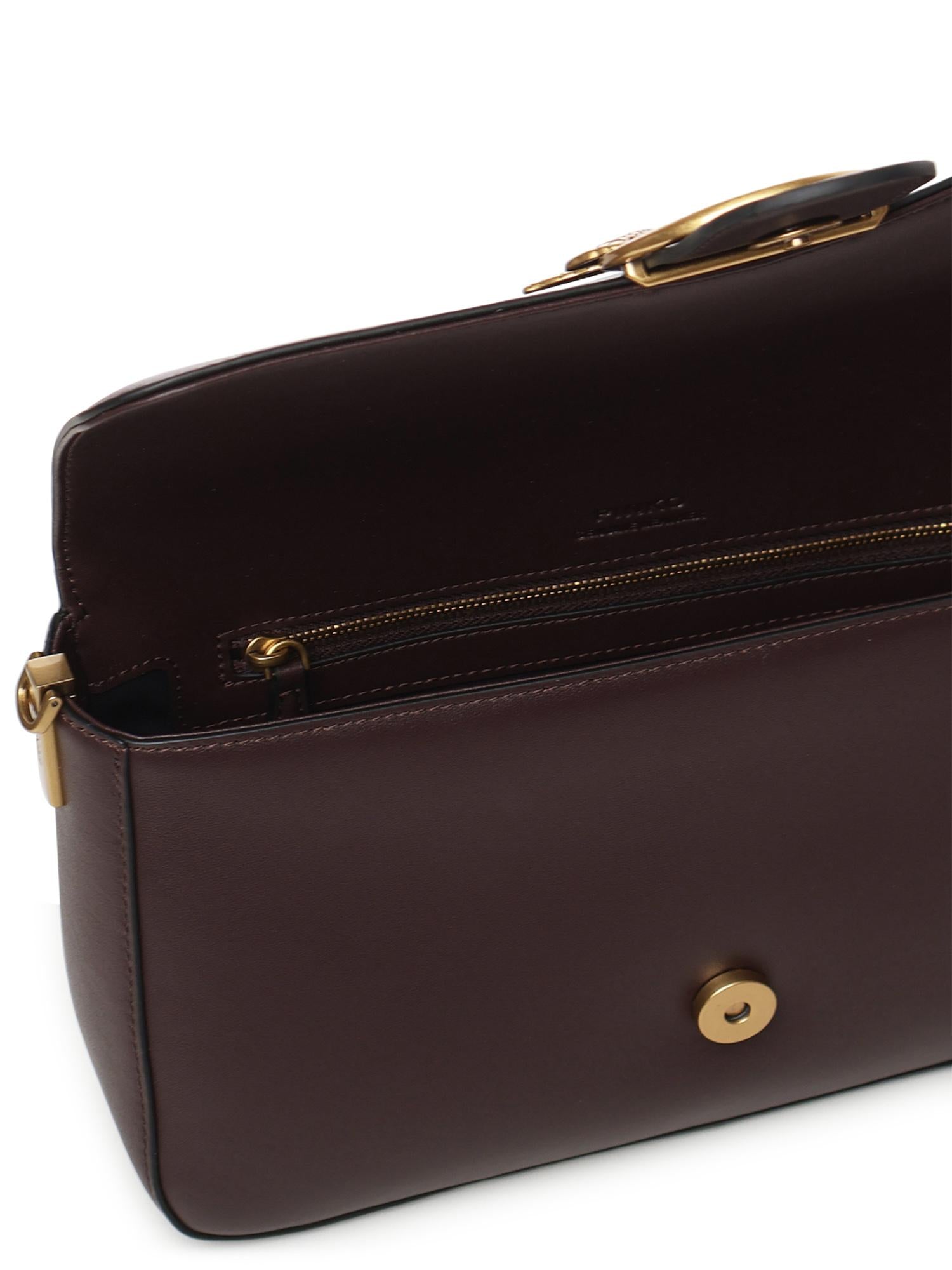 Borsa Love Bag One Slouchy in pelle 105823 A0QOLA7Q PINKO 