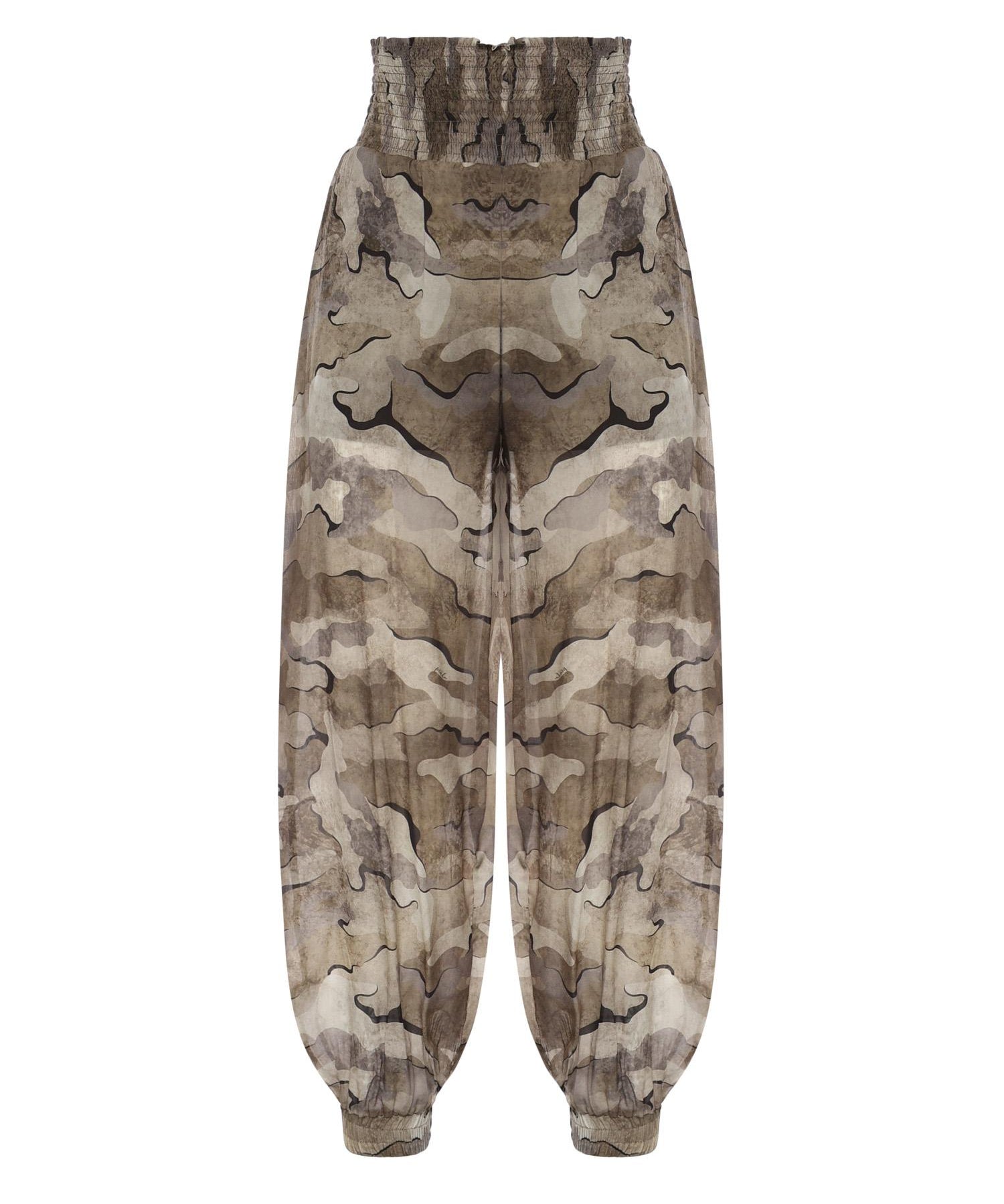 Pantaloni balloon camouflage 107732 A3N0DS4 PINKO 
