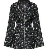 Camicia con stampa Roselline e Mughetti F5I89T IS13GHX6CB DOLCE & GABBANA 