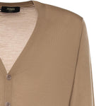 Cardigan in lana leggera FZC491 AR88F0TZ8 FENDI 