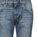 Jeans modello Classic cinque tasche in cotone con abrasioni GP02XD G8MG8S9001 DOLCE & GABBANA 