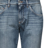 Jeans modello Classic cinque tasche in cotone con abrasioni GP02XD G8MG8S9001 DOLCE & GABBANA 
