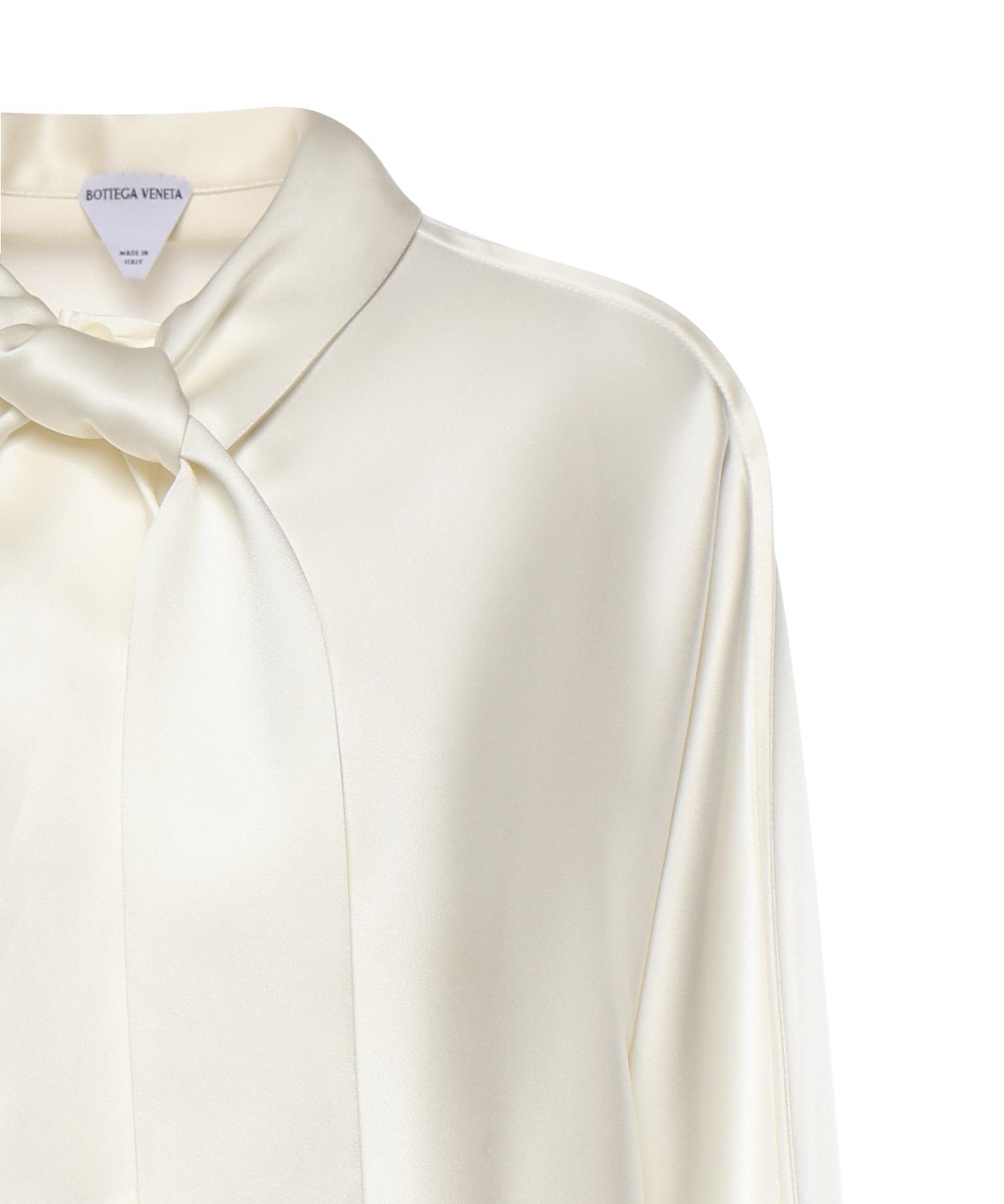 Camicia in satin di seta fluida 862348 V6H109071 BOTTEGA VENETA 