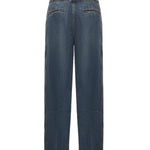 Jeans con pinces in denim AA9P1257D007B 517 ALAIA 