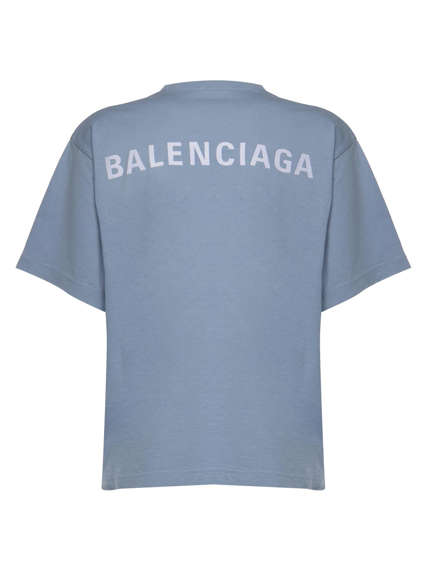 T-Shirt Balenciaga Back in jersey dry 850990 TTVJ14773 BALENCIAGA 