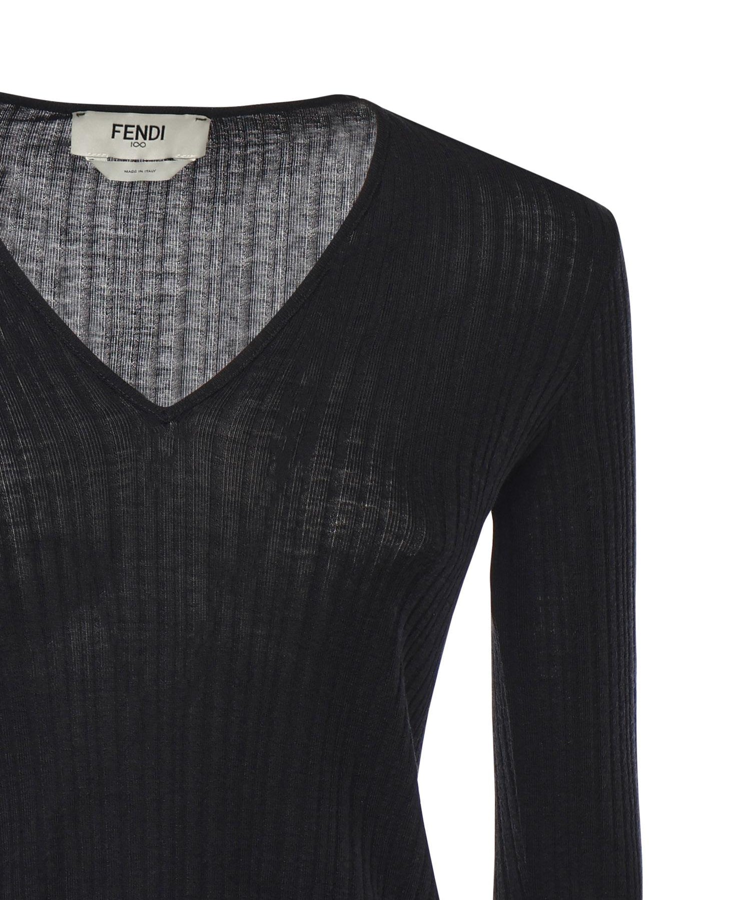 Maglia in lana con logo FS9741 AVFEF0GME FENDI 