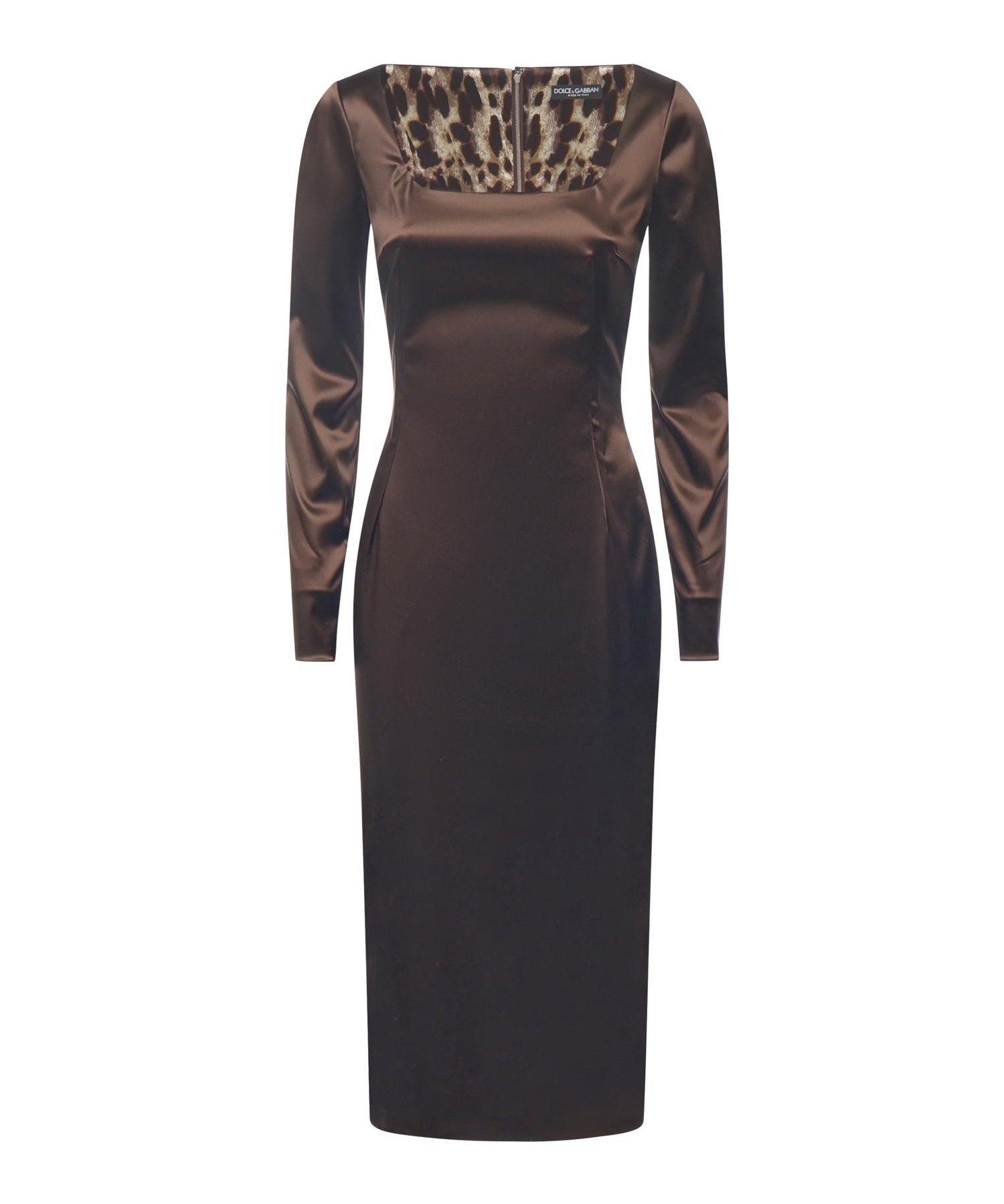 Abito in raso stretch F6TYGT FURADM0694 DOLCE & GABBANA 