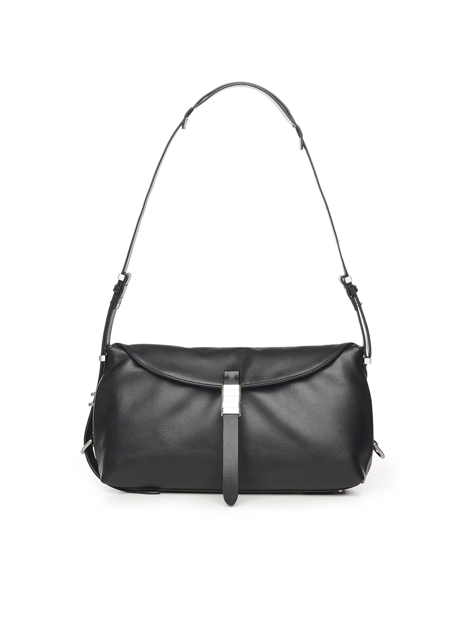 Borsa a spalla Saddle Horizontal media in pelle 105049 A1ZXZ99E PINKO 