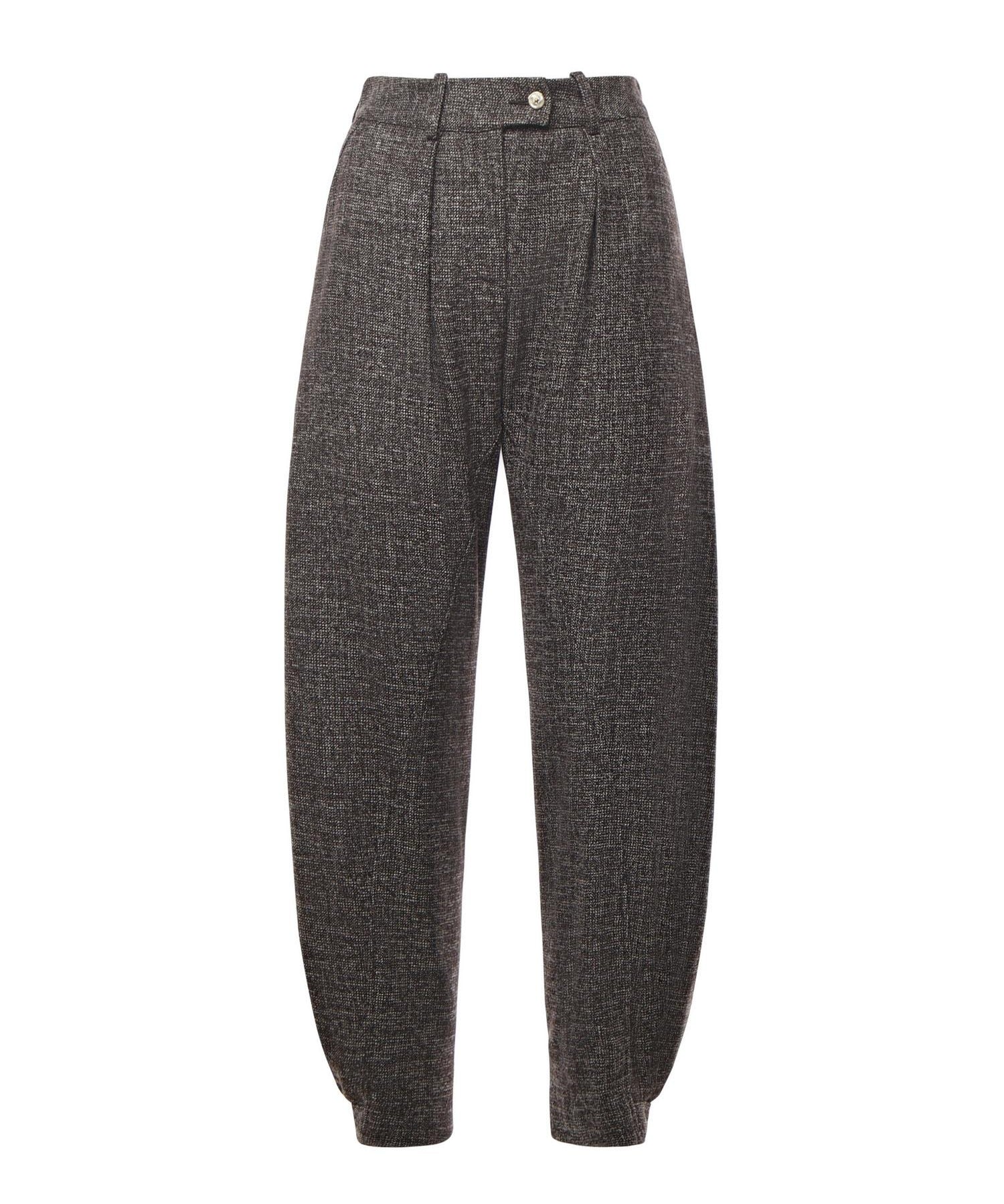 Pantaloni balloon in flanella 105735 A2SKZM7 PINKO 