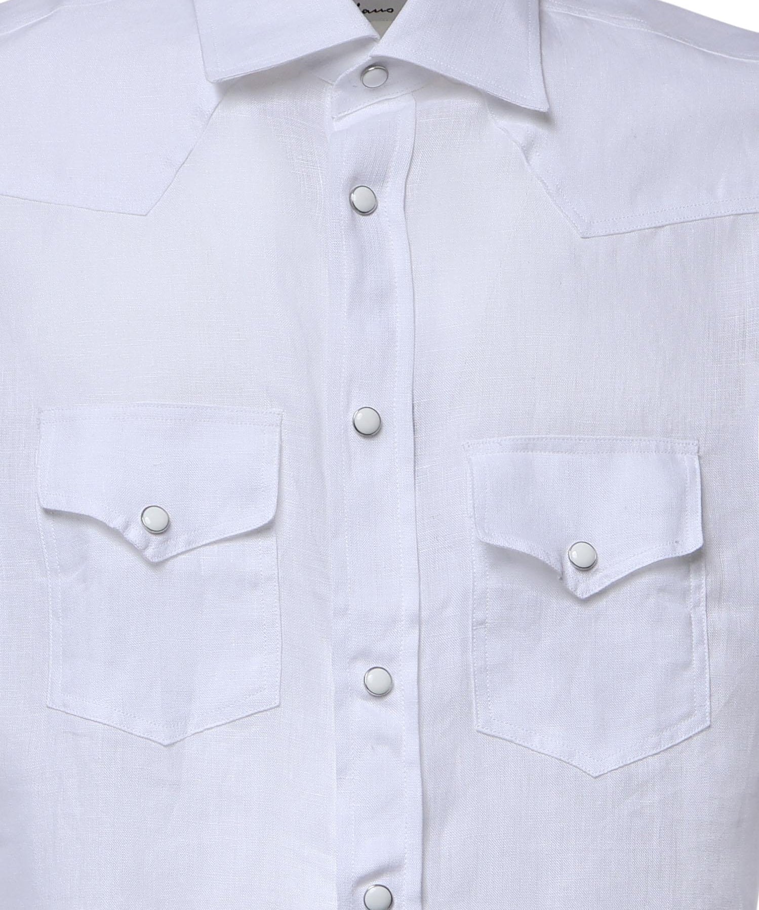 Camicia Savoy in lino SAVOY BIANCO GALIANO 
