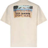 T-shirt in compact jersey con stampa JG00079UL 520001200 LAMINAR 