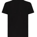 T-shirt con logo<BR/> RMP25478TS BLACK JOHN RICHMOND 