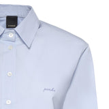 Camicia boxy in popeline 106248 A32LG50 PINKO 
