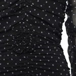 Abito in chiffon a pois 115224 000 ROTATE 