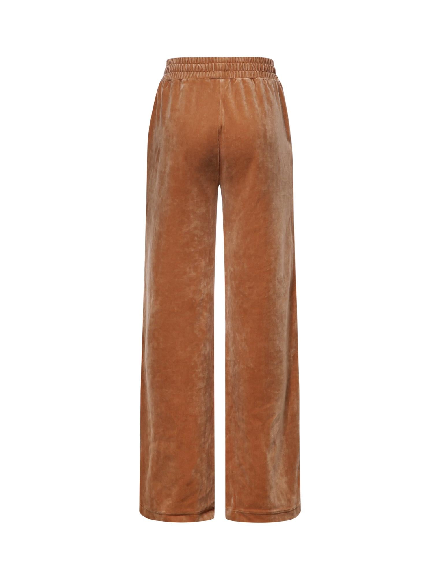 Pantaloni joggers in velluto con logo CH26AJP01188 271 CHLOÉ 