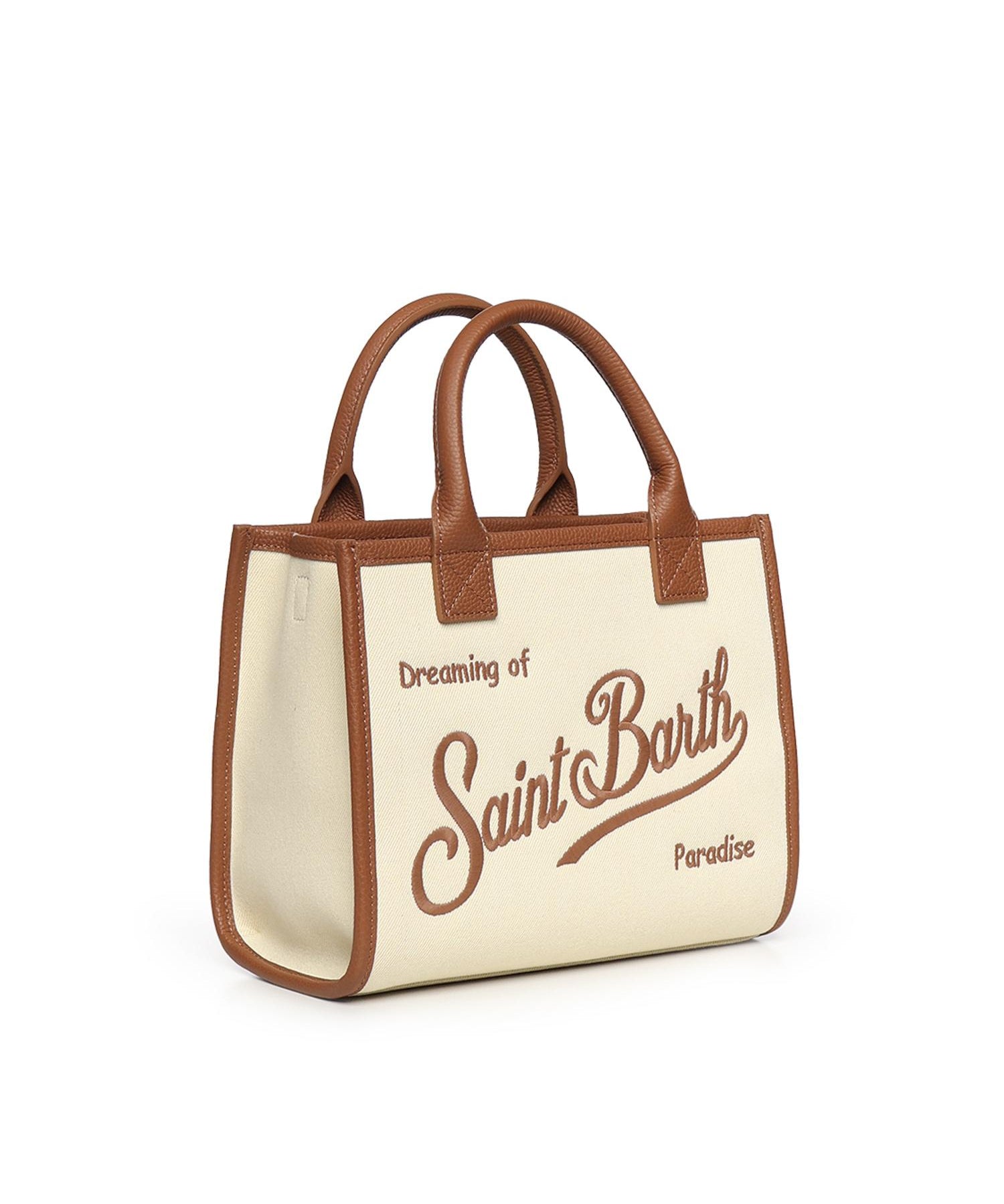 Borsa Vanity in denim e pelle VANMD001 01517L MC2 SAINT BARTH 