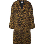 Cappotto animalier in alpaca e lana 845602 V4YP02712 BOTTEGA VENETA 