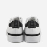 Sneakers king1 in pelle con inserto effetto coccodrillo pe 2021 KING1 -WHITE/BLACK GIULIANO GALIANO 