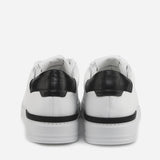 Sneakers king1 in pelle con inserto effetto coccodrillo pe 2021 KING1 -WHITE/BLACK GIULIANO GALIANO 