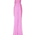 Abito Lia in seta IRS527LIA PINK NEON IRIS SERBAN 