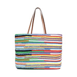 Tote bag in crochet a righe 5BG228 AF46F0055 MIU MIU 