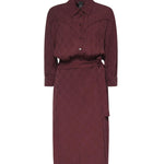 Abito midi in viscosa 106281 A33HRR7 PINKO 
