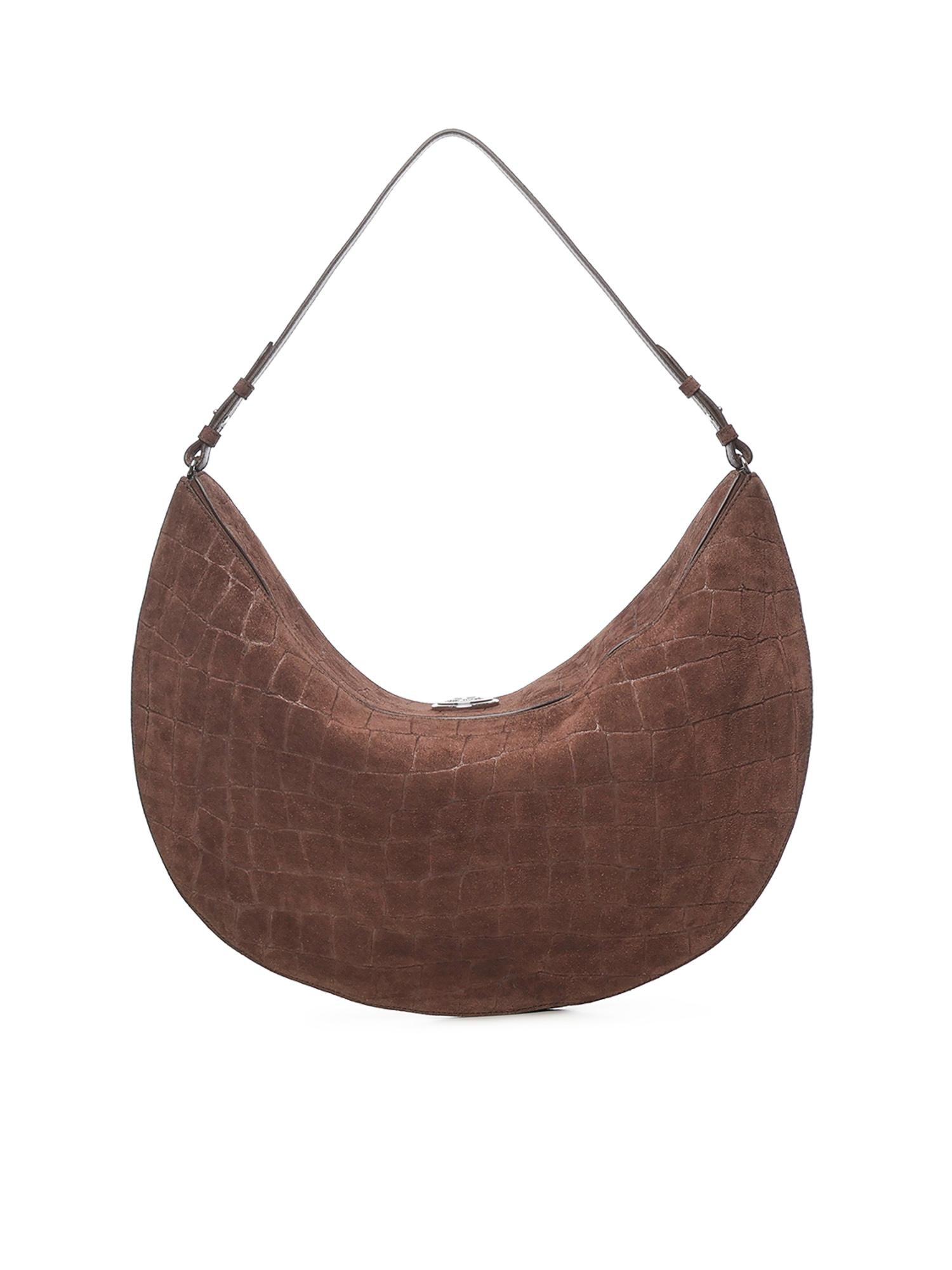 Borsa a spalla "Le Calisso Rond" in pelle scamosciata 25HBAW00437AC07A09 880 JACQUEMUS 