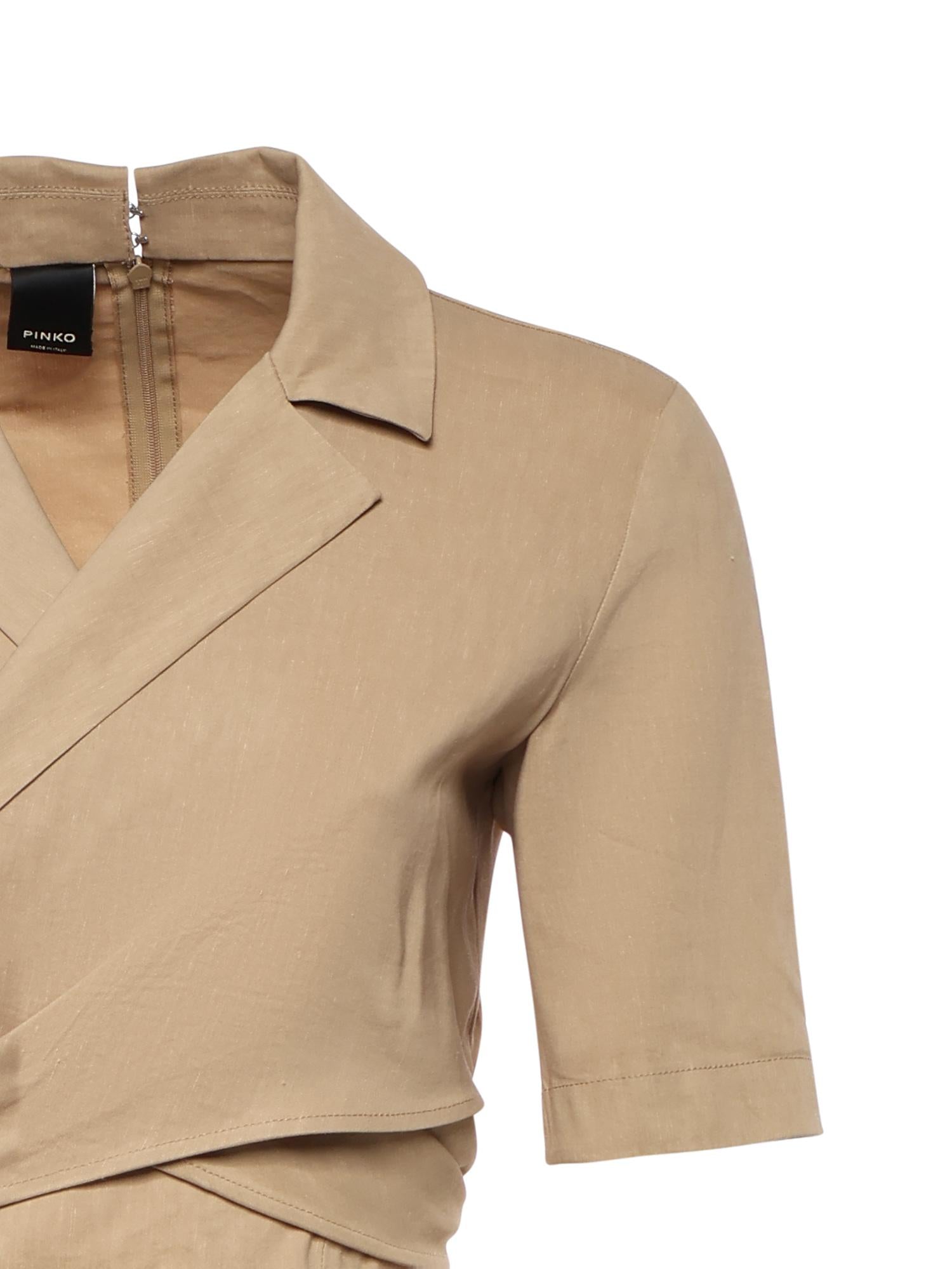 Abito midi con fiocco 106499 A34ID41 PINKO 