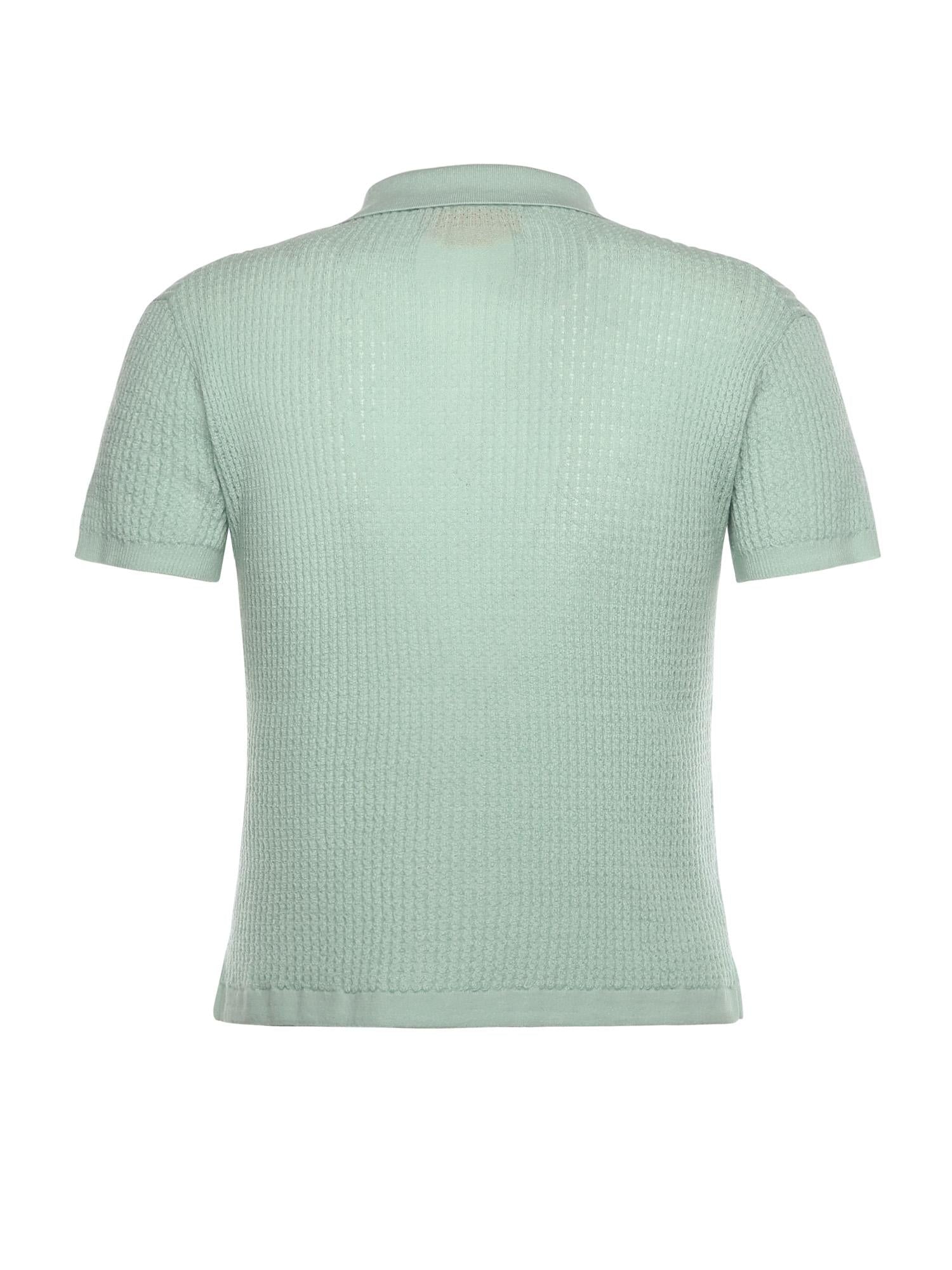 Polo Shrunken in cashmere W10111WF SEAGLASS GUEST IN RESIDENCE 