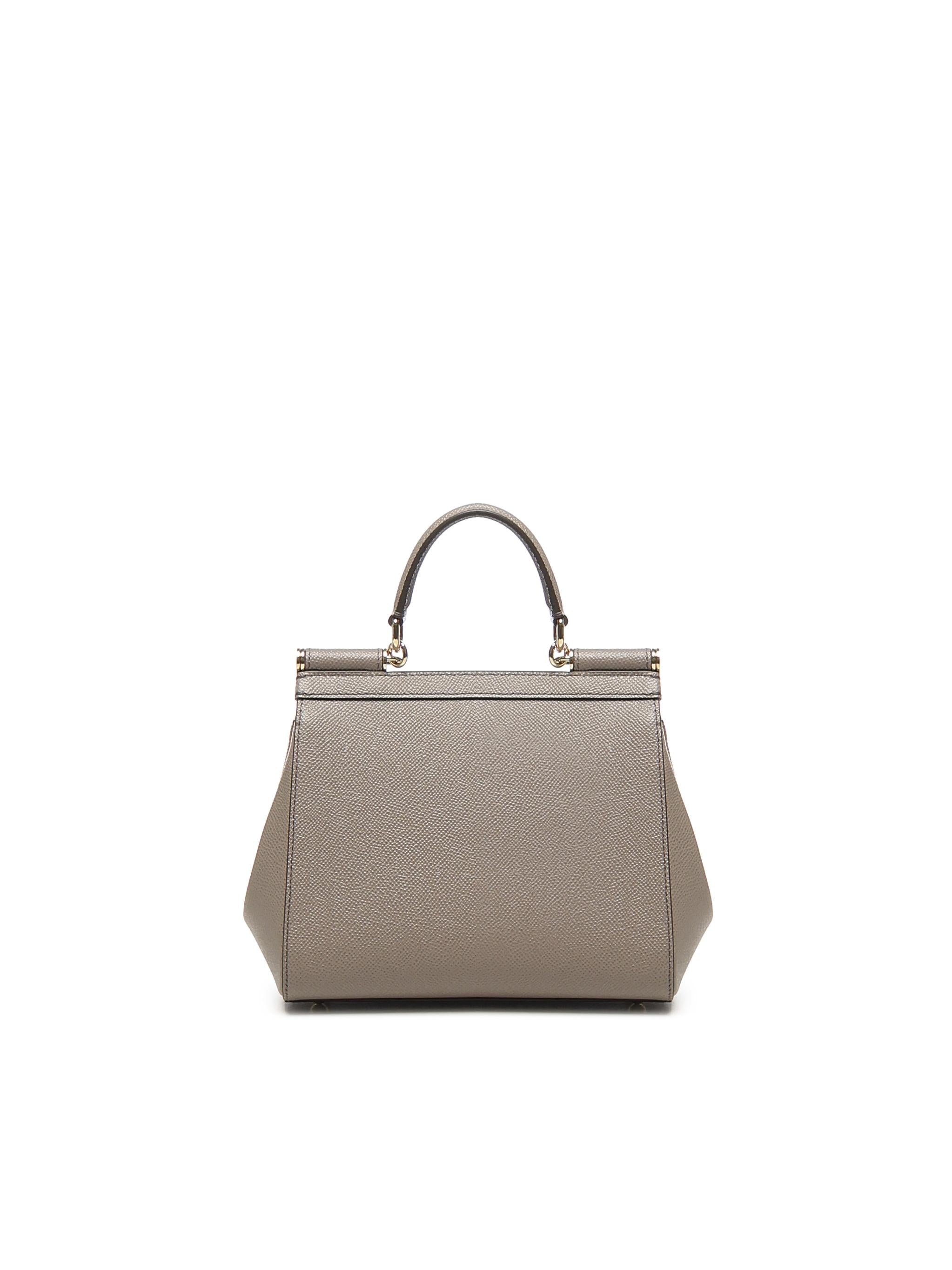 Borsa a mano Sicily piccola in pelle BB6003 B100180045 DOLCE & GABBANA 