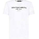 T-shirt con stampa Flock G8RN8T G7O9YW0800 DOLCE & GABBANA 
