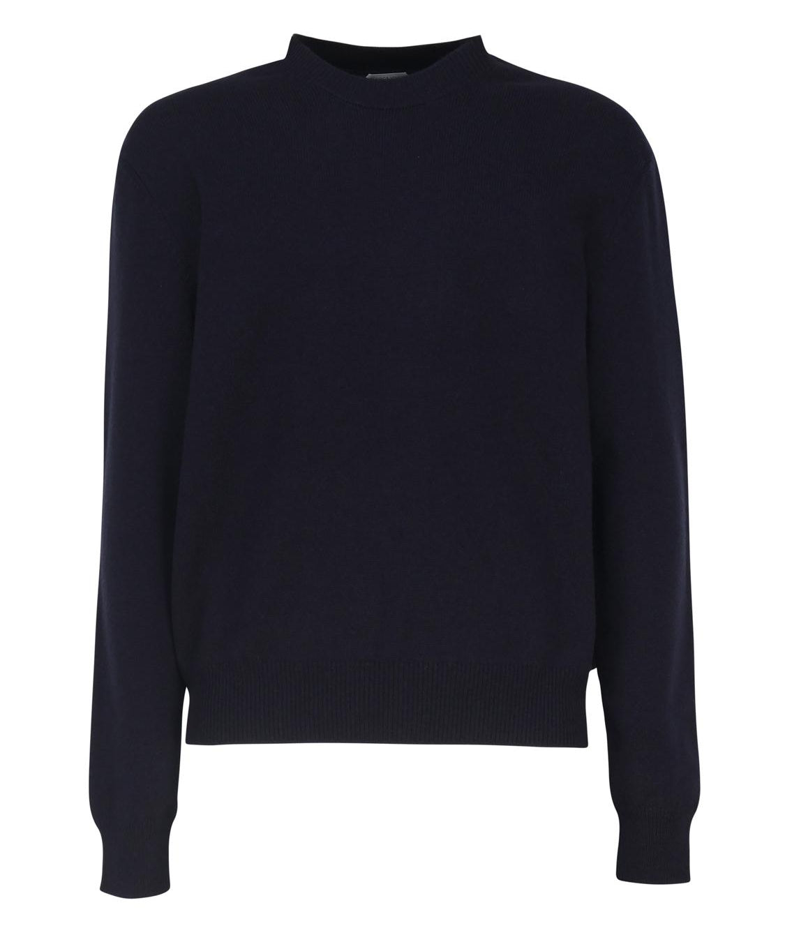 Maglia in cashmere con toppe in pelle intrecciata 772376 V2MM04121 BOTTEGA VENETA 